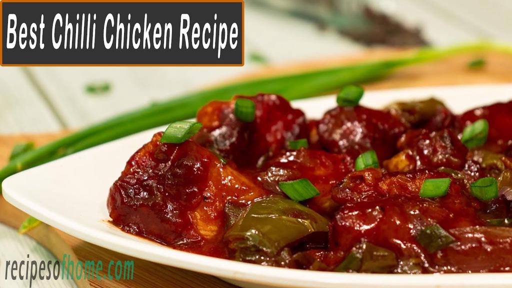 'Video thumbnail for restaurant style chilli chicken dry recipe | चिली चिकन कैसे बनाते है'