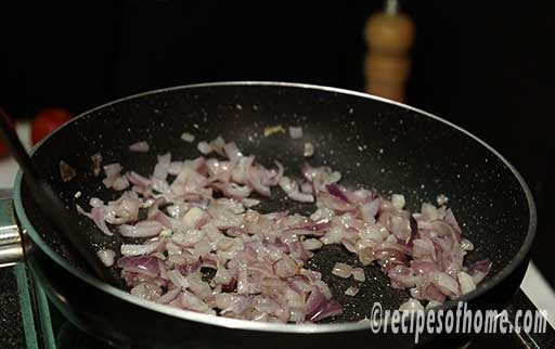 saute onions till golden brown