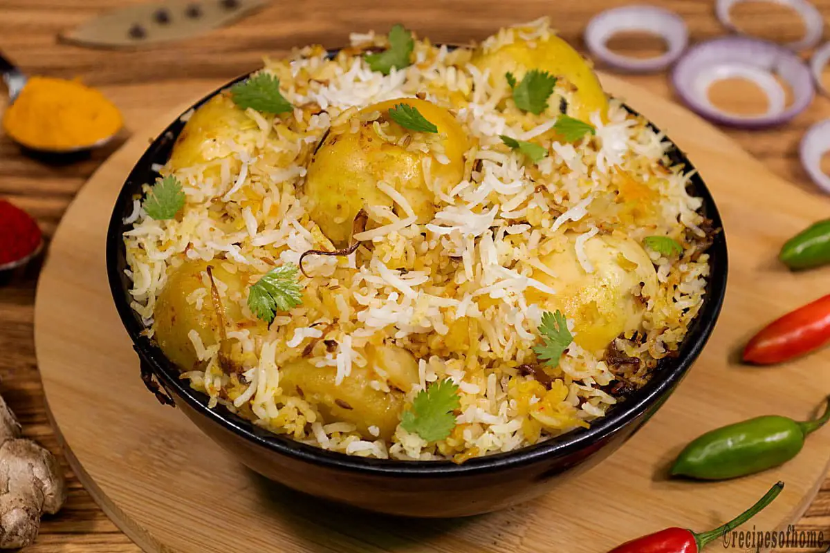 hyderabadi egg biryani recipe