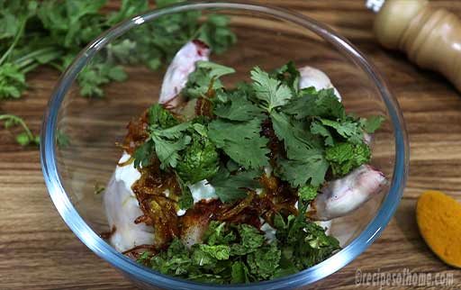 add-pudina-and-coriander-leaves