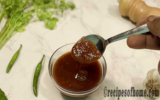 check taste of tamarind chutney