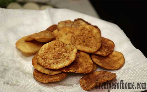 take out papdi and place on kitchen tissue