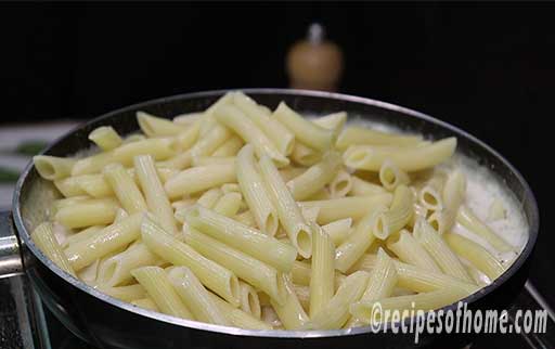 add boil penne pasta
