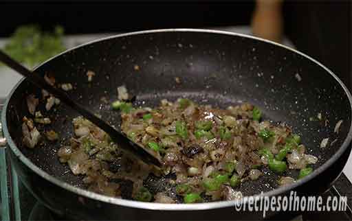 mix ginger garlic paste,chopped green chili