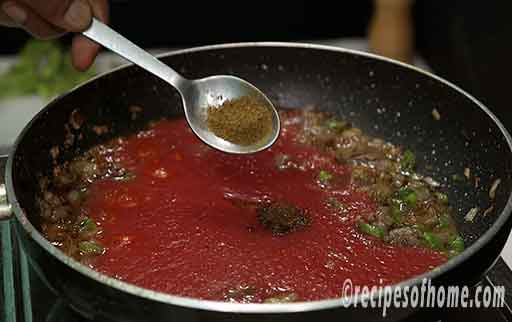 a teaspoon of coriander powder