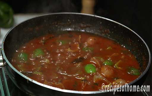 simmer gravy for some time