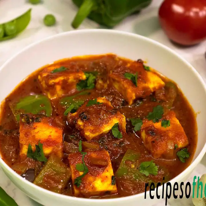 Kadai Paneer Recipe (Dry & Gravy) - Swasthi's Recipes