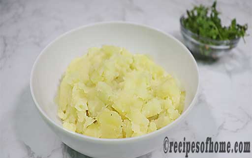 chopped boil potatoes