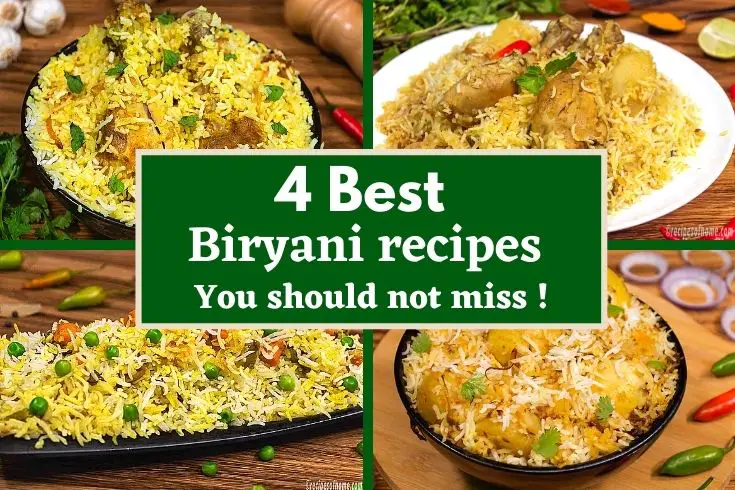 best biryani recipes , indian biryani recipes , easy biryani recipes