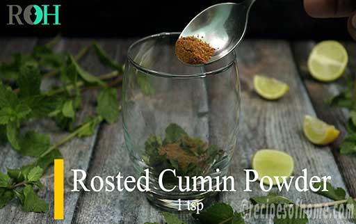 add roasted cumin powder