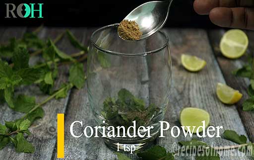 add coriander powder