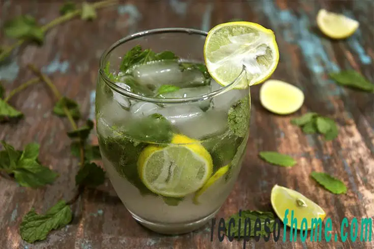 virgin mojito recipe , mojito mocktail recipe ,mojito drink