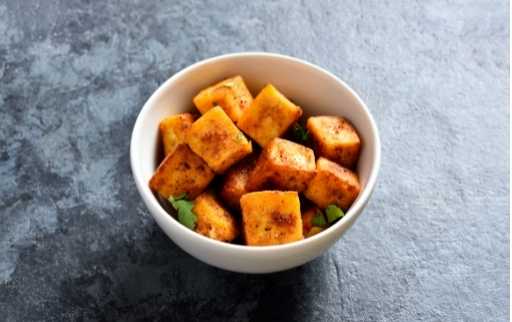 soak fried paneer in water