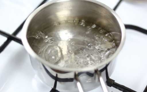 boil pan of water