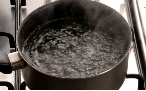 boil water in a pan
