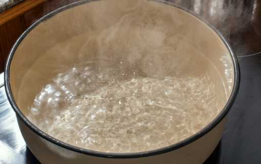 rolling boil water