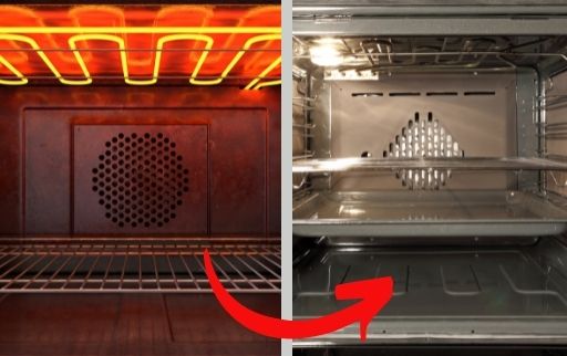 cool oven at room temperature