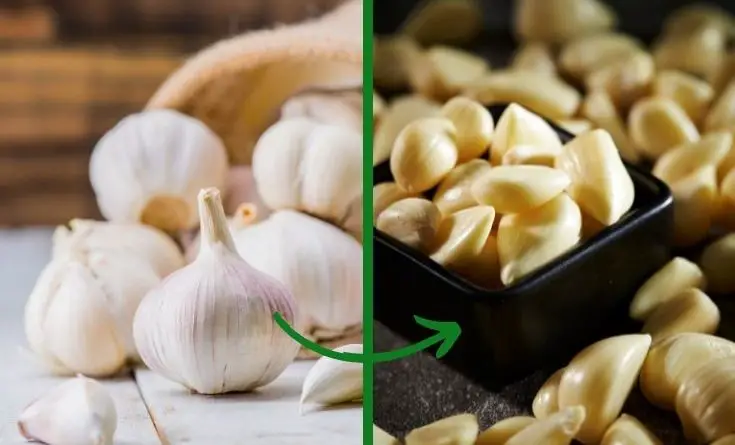 how to peel garlic fast