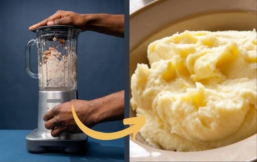 never put thick and gooey food in blender