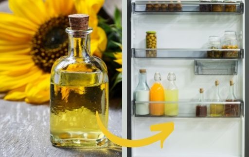 store cooking oil in freezer