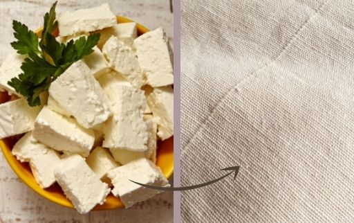 wrap paneer in muslin cloth