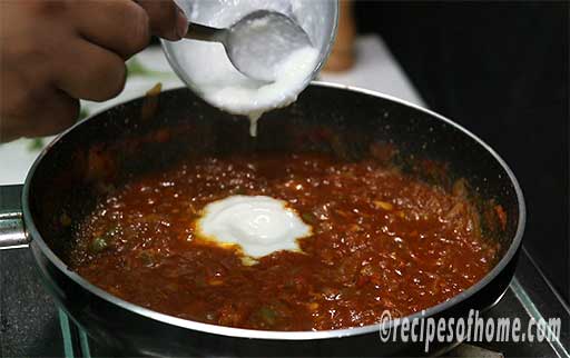 pour water then cream to thickens gravy