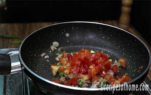 add chopped tomatoes