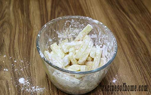 mix all the ingredients properly by shaking the bowl