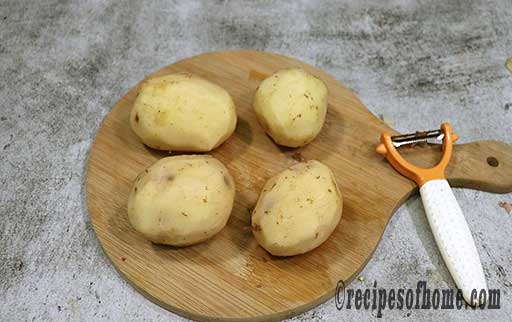 peel potatoes properly