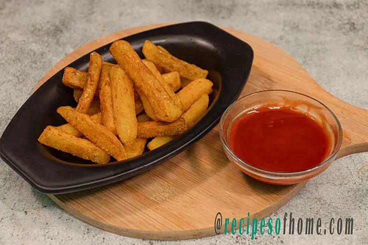 french fries recipe , homemade french fries , crispy french fries
