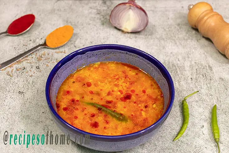 moong dal recipe , moong dal tadka recipe , yellow moong dal