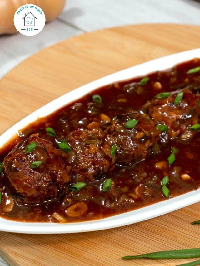 How To Make Veg Manchurian At Home In Telugu Veg manchurian recipe ( How to make veg manchurian )