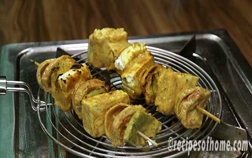 cook paneer tikka properly