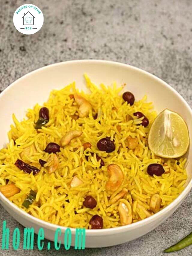 Lemon rice recipe How to make lemon rice