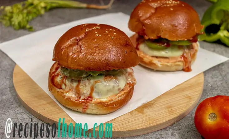 chicken burger recipe , how to make chicken burger