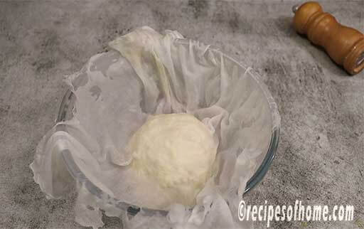 rest the dough by covering wet cloth