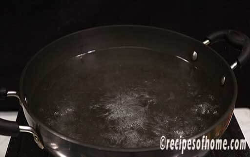 rolling boil water