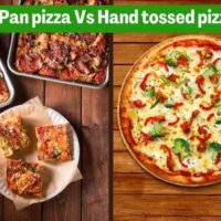 difference between pan pizza and hand tossed pizza