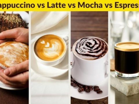 difference between cappuccino, mocha, latte, and espresso