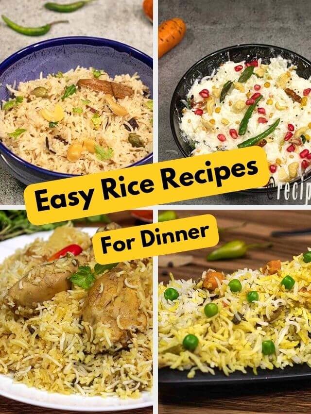 Indian rice recipes | Easy rice dishes