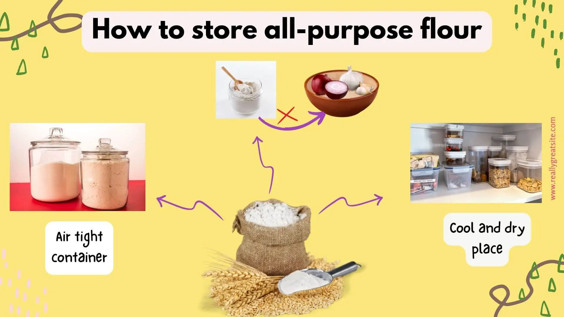 how to store all purpose flour