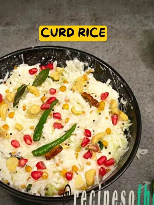 Curd rice recipe How to make curd rice