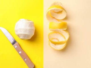 lemon rind , lemon peel