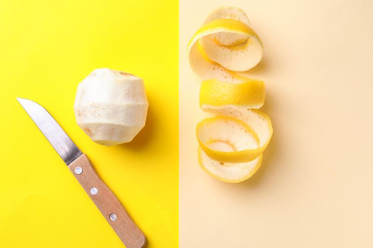 lemon rind , lemon peel