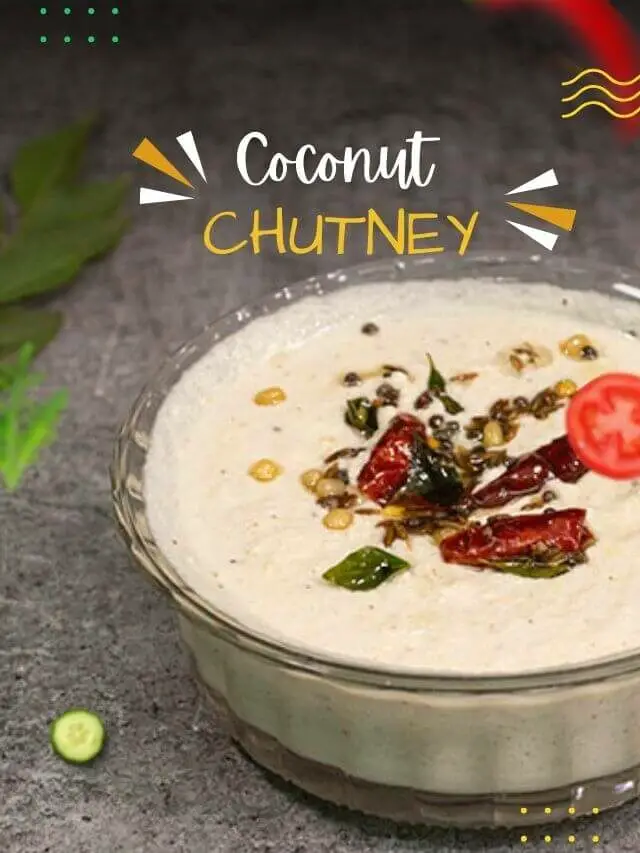 Coconut chutney recipe | How to make coconut chutney