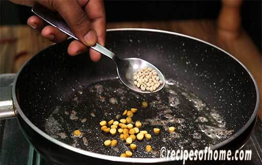 add chana dal and urad dal