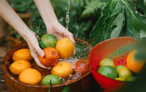 How to clean fruits and veggies without chemical