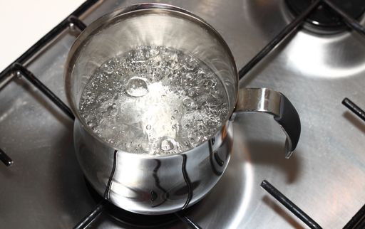 Add salt to water to make it boil faster