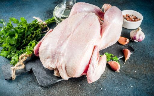 Rinse chicken repeatedly before cooking to remove bacteria