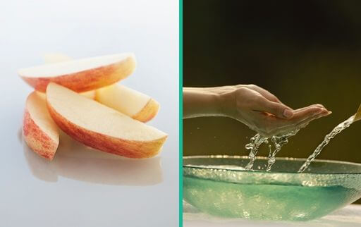 Soak apple slices in plain water
